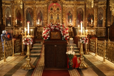 В праздник Светлого Христова Воскресения епископ Леонтий совершил торжественное богослужение в Казанском соборе