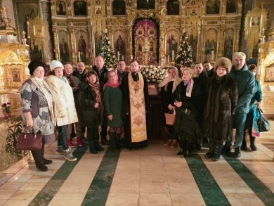 7 января 2024 года Казанский кафедральный собор посетили члены сызранского клуба «замечательных людей».