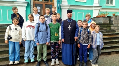 Школьники посетили Казанский собор